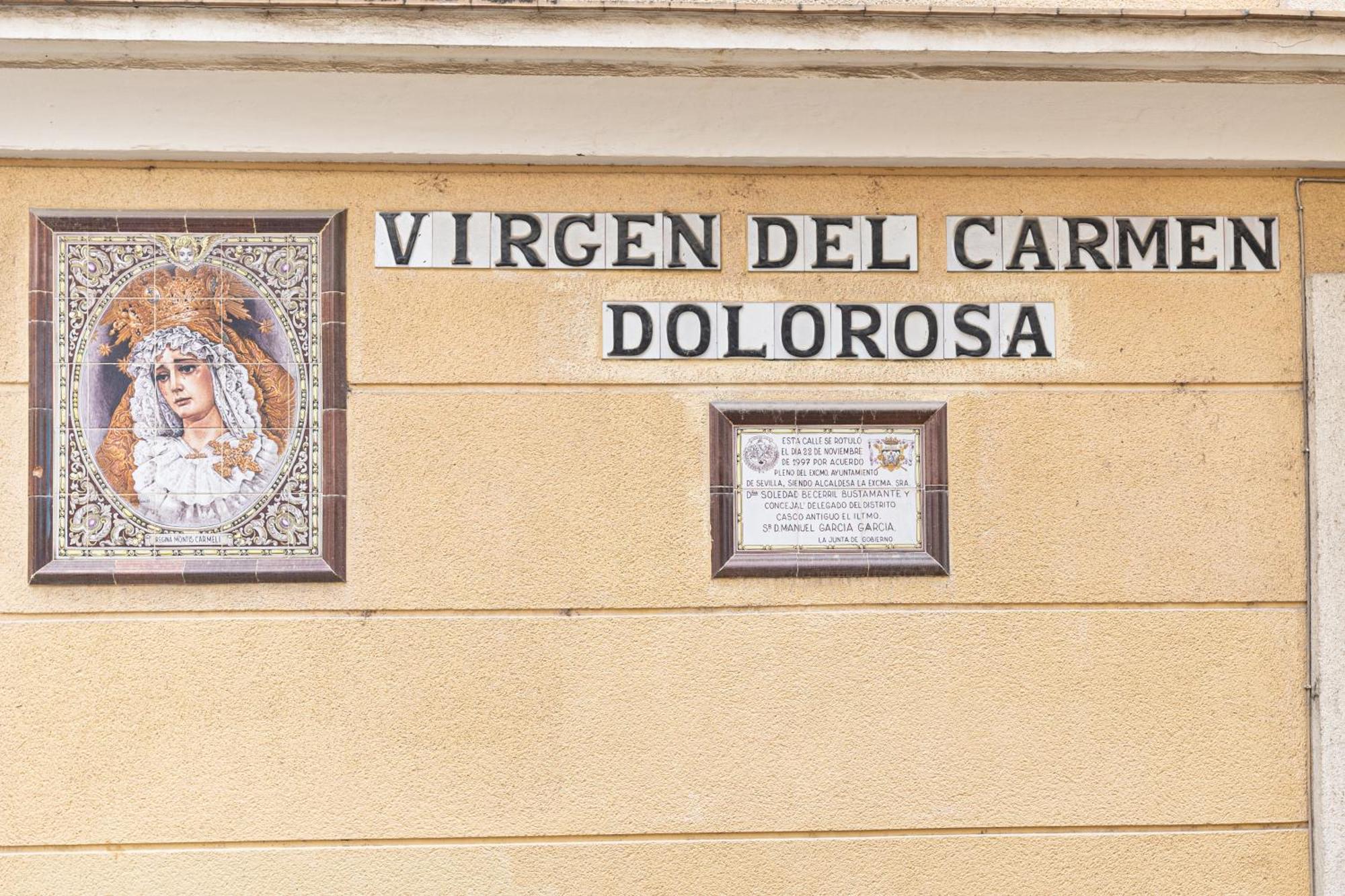 Virgen Carmen Dolorosa Plaza De La Alameda Appartement Séville